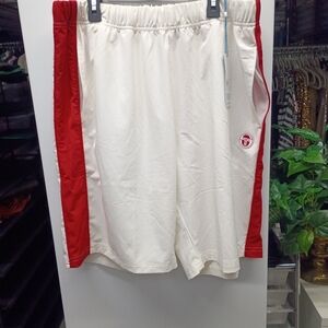 Sergio Tacchini Athletic Shorts - Red and White